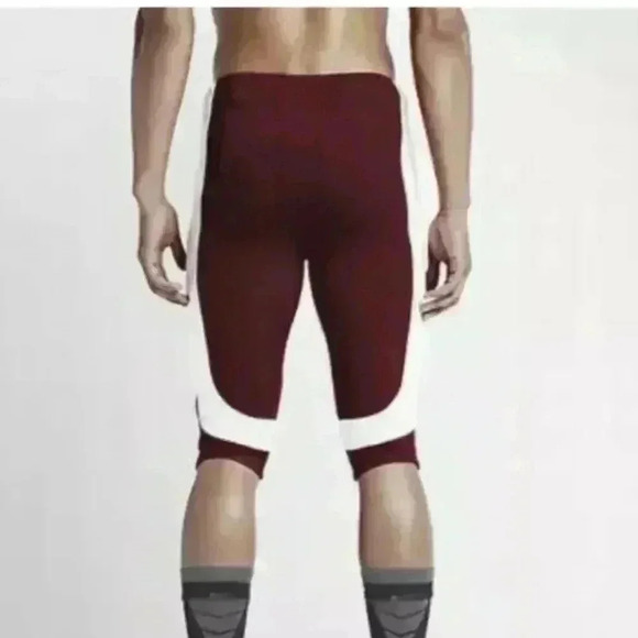 Nike Men's Open Field Football Pants Cardinal Red/ White # 615745/612 NWOT   LG - Picture 2 of 9